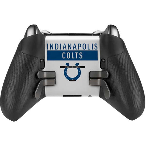 NFL Indianapolis Colts White Performance Series Xbox Elite Wireless Controller Series 2 Skin
