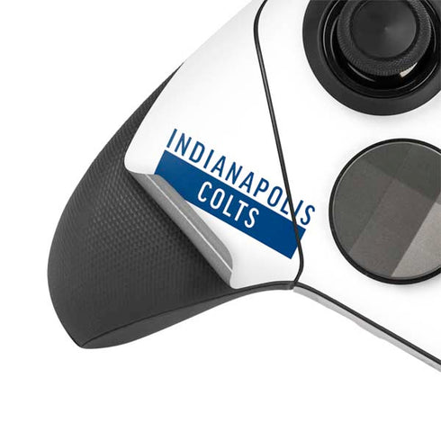 NFL Indianapolis Colts White Performance Series Xbox Elite Wireless Controller Series 2 Skin