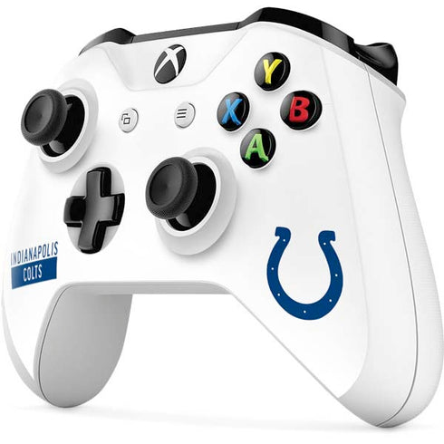 NFL Indianapolis Colts White Performance Series Xbox One S All-Digital Edition Bundle Skin