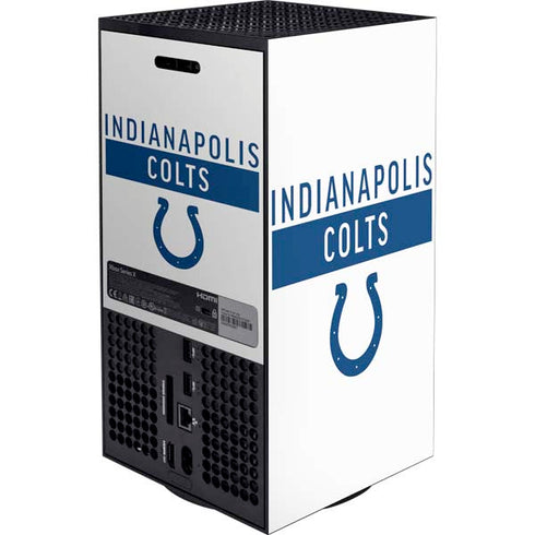 NFL Indianapolis Colts White Performance Series Xbox Series X Bundle Skin