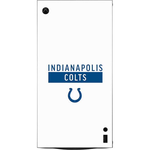 NFL Indianapolis Colts White Performance Series XBox Series X Digital Edition Console Skin