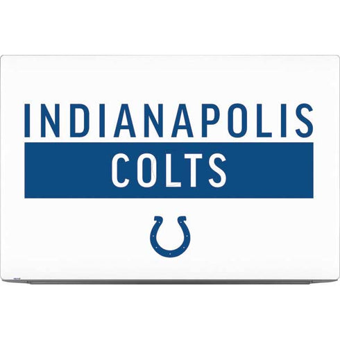 NFL Indianapolis Colts White Performance Series Dell XPS Skin