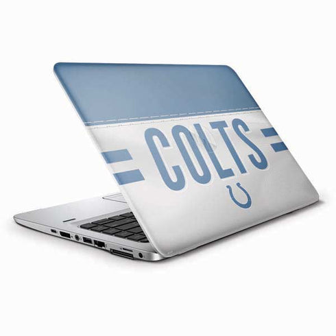 NFL Indianapolis Colts White Striped HP Elitebook Skin