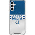 NFL Indianapolis Colts White Striped Galaxy A16 5G Clear Case