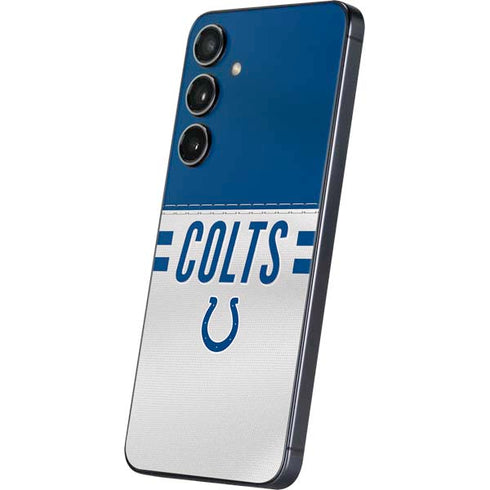 NFL Indianapolis Colts White Striped Galaxy A16 5G Skin
