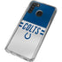 NFL Indianapolis Colts White Striped Galaxy A21 Clear Case