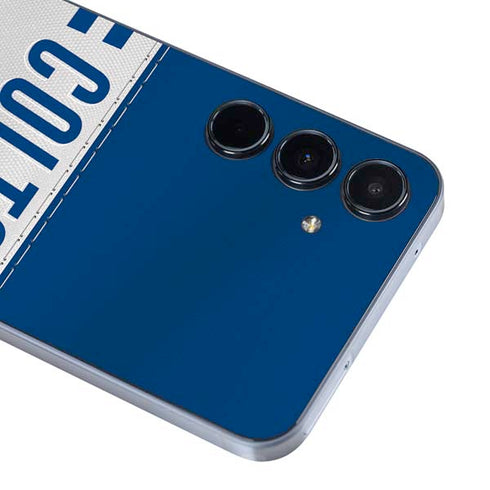 NFL Indianapolis Colts White Striped Galaxy A36 5G Skin