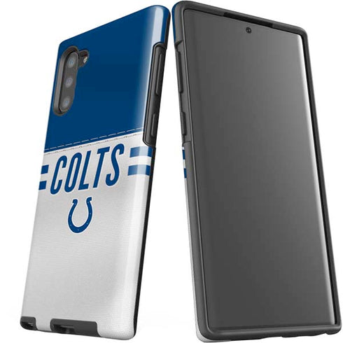 NFL Indianapolis Colts White Striped Galaxy Note 10 Pro Case