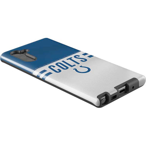 NFL Indianapolis Colts White Striped Galaxy Note 10 Pro Case