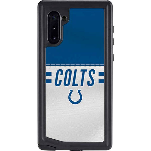 NFL Indianapolis Colts White Striped Galaxy Cases