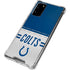 NFL Indianapolis Colts White Striped Galaxy Note20 5G Clear Case