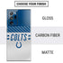 NFL Indianapolis Colts White Striped Galaxy Note20 Ultra 5G Skin