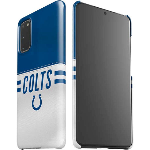 NFL Indianapolis Colts White Striped Galaxy S20 Lite Case