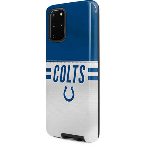 NFL Indianapolis Colts White Striped Galaxy S20 Plus Pro Case