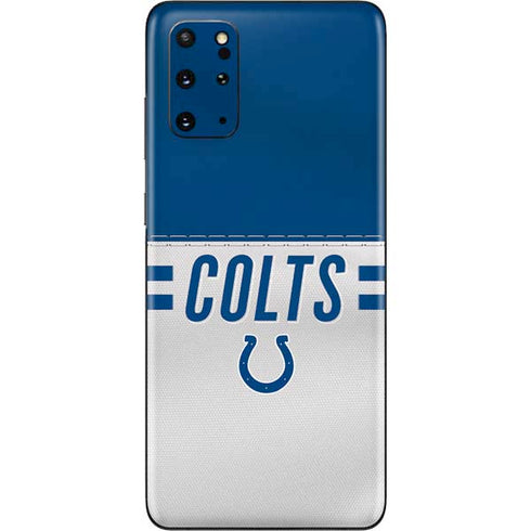 NFL Indianapolis Colts White Striped Galaxy S20 Plus Skin