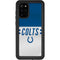 NFL Indianapolis Colts White Striped Galaxy S20 Plus Waterproof Case