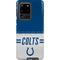 NFL Indianapolis Colts White Striped Galaxy S20 Ultra 5G Pro Case