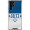 NFL Indianapolis Colts White Striped Galaxy S23 Ultra Clear Case