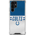NFL Indianapolis Colts White Striped Galaxy S23 Ultra Clear Case