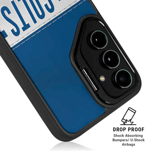 NFL Indianapolis Colts White Striped Galaxy S24 FE Kickstand Case