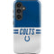 NFL Indianapolis Colts White Striped Galaxy S25 Plus Impact Case
