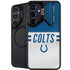 NFL Indianapolis Colts White Striped Galaxy S25 Plus Kickstand Case