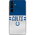 NFL Indianapolis Colts White Striped Galaxy S25 Plus Skin