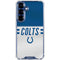 NFL Indianapolis Colts White Striped Galaxy S25 Plus Clear Case
