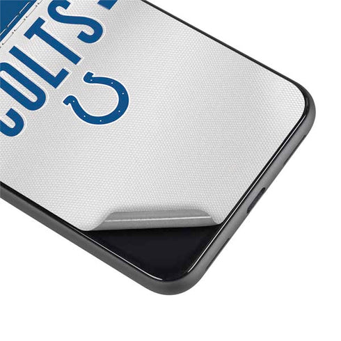 NFL Indianapolis Colts White Striped Google Pixel 4 XL Skin