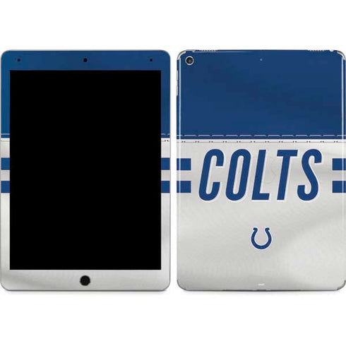 NFL Indianapolis Colts White Striped iPad Skins