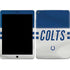 NFL Indianapolis Colts White Striped iPad Skins