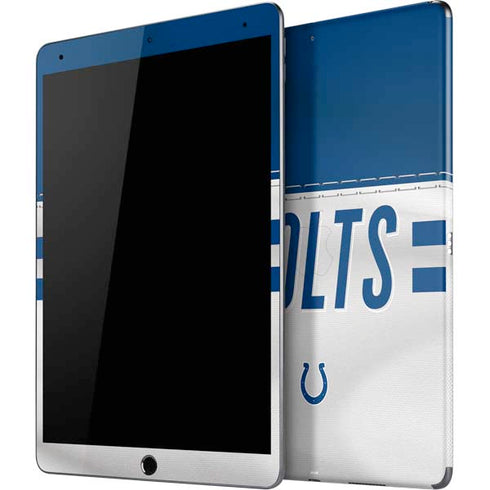 NFL Indianapolis Colts White Striped iPad Skins