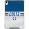 NFL Indianapolis Colts White Striped iPad 11th Gen (2025) Clear Case