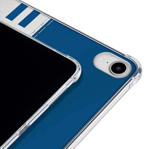 NFL Indianapolis Colts White Striped iPad 11th Gen (2025) Clear Case