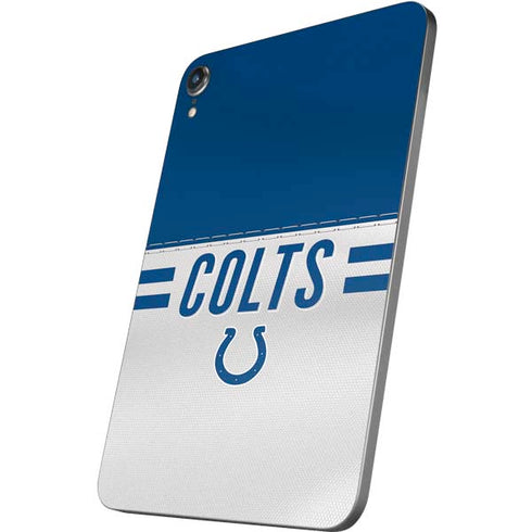 NFL Indianapolis Colts White Striped Apple iPad Mini Skin