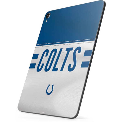 NFL Indianapolis Colts White Striped Apple iPad Pro Skin