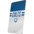 NFL Indianapolis Colts White Striped iPad Pro 13in M4 (2024) Skin