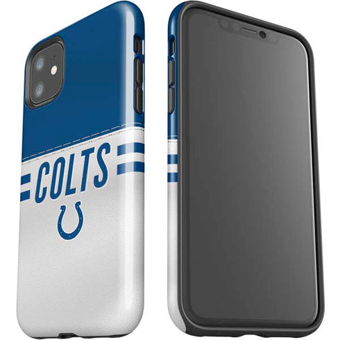 NFL Indianapolis Colts White Striped iPhone 11 Impact Case