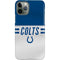 NFL Indianapolis Colts White Striped iPhone 11 Pro Lite Case