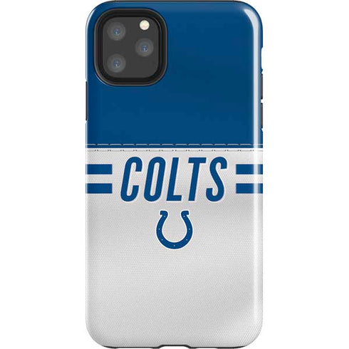 NFL Indianapolis Colts White Striped iPhone 11 Pro Max Impact Case