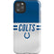 NFL Indianapolis Colts White Striped iPhone 11 Pro Max Impact Case