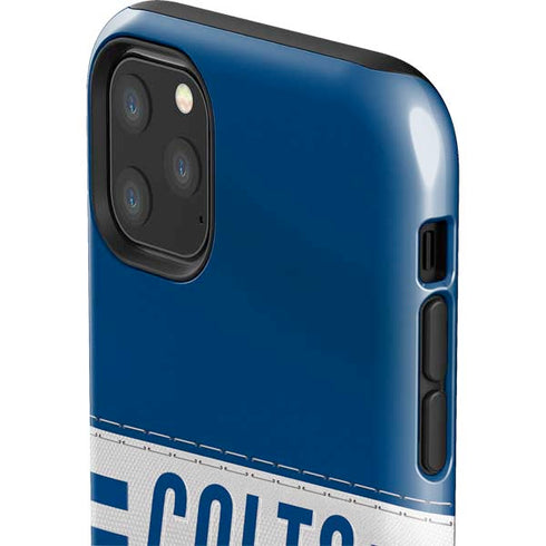 NFL Indianapolis Colts White Striped iPhone 11 Pro Max Impact Case