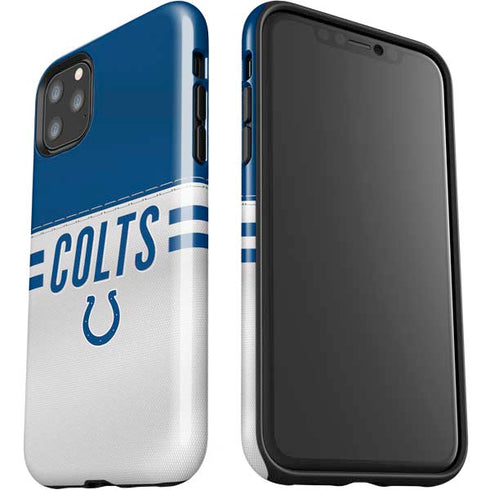 NFL Indianapolis Colts White Striped iPhone 11 Pro Max Impact Case