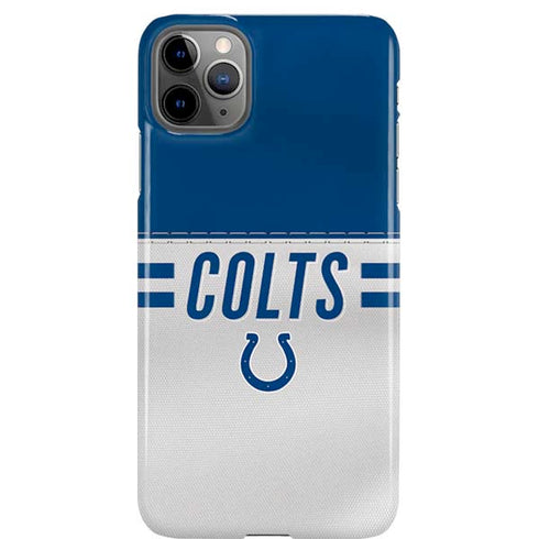 NFL Indianapolis Colts White Striped iPhone Cases