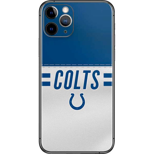 NFL Indianapolis Colts White Striped iPhone 11 Pro Skin