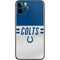 NFL Indianapolis Colts White Striped iPhone 11 Pro Skin