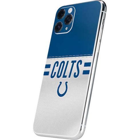 NFL Indianapolis Colts White Striped iPhone 11 Pro Skin