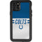 NFL Indianapolis Colts White Striped iPhone 11 Pro Waterproof Case