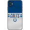 NFL Indianapolis Colts White Striped iPhone 11 Skin