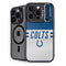 NFL Indianapolis Colts White Striped iPhone 13 Pro Max Kickstand Case